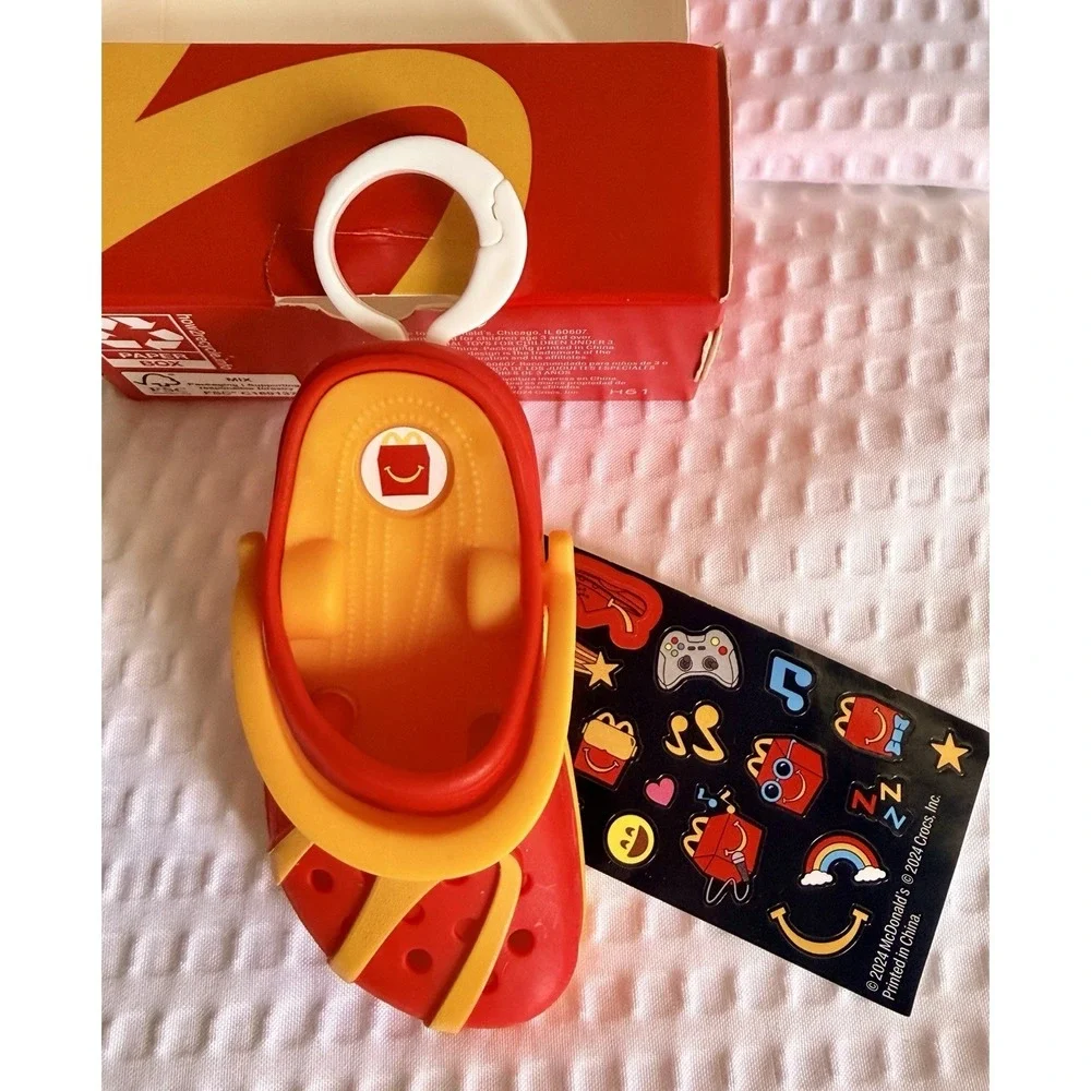 McDonald's Happy Meal Crocs Shoe Keychain Golden Arches Toy Number 4 In Box